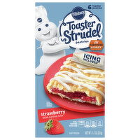 Pillsbury Toaster Pastries, Strawberry - 6 Each