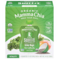 Mamma Chia Organic Green Magic Vitality Snack - 4 Each