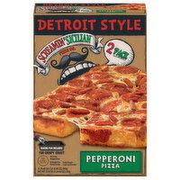 Screamin' Sicilian Pizza Co. Pizza, Pepperoni, Detroit Style - 2 Each