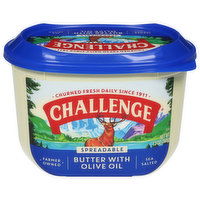 Challenge Butter, with Olive Oil, Sea Salted, Spreadable - 13 Ounce