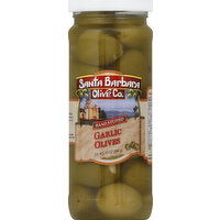 Santa Barbara Olives, Hand Stuffed, Garlic - 10 Ounce