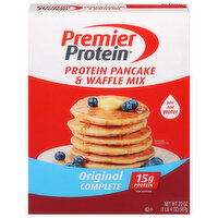 Premier Protein Pancake & Waffle Mix, Protein, Original Complete - 20 Ounce