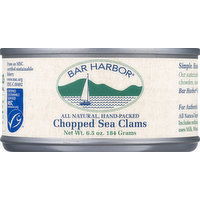 Bar Harbor Sea Clams, Chopped - 6.5 Ounce