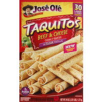 Jose Ole Taquitos, Beef & Cheese, Large, 30 Each