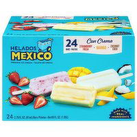 Helados Mexico Mini Variety Cream Paletas 24 ct - 24 Each