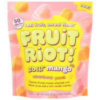 Fruit Riot! Strawberry Peach Sour Mango Mix - 8 Ounce