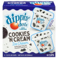 Dippin' Dots Cookies 'N Cream Ice Cream - 4 Each