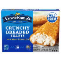 Van de Kamp's Wild Caught Crunchy Breaded Fillets - 10 Each