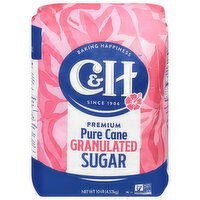 C&H Premium Pure Cane Granulated Sugar - 10 Pound