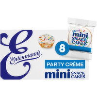 Entenmann's Party Creme Filled Sugar Cupcakes, 8 packs, 12.7 oz - 8 Each