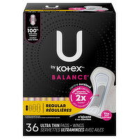 U by Kotex Ultra Thin Regular Pads - 36 Each