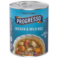 Progresso Chicken and Wild Rice Soup, Chicken & Wild rice, 19 Ounce