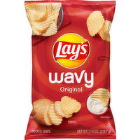 Lay's Wavy Potato Chips, 7.75 Ounce