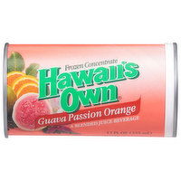 Hawaiis Own Juice Beverage, Blended, Guava Passion Orange - 12 Fluid ounce