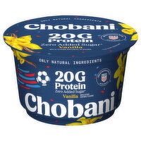 Chobani Zero Added Sugar Lowfat Greek Vanilla Yogurt - 6.7 Ounce