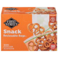 First Street Snack Reclosable Bags - 360 Each