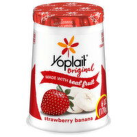 Yoplait Yogurt, Low Fat, Strawberry Banana - 6 Ounce