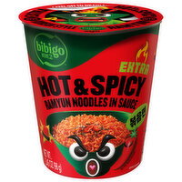 Bibigo Extra Hot & Spicy Ramyun Noodles in Sauce - 3.45 Ounce