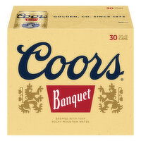 Coors Beer, Banquet, 30 Each