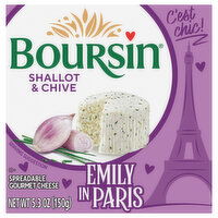 Boursin Gournay Cheese, Shallot & Chive - 5.2 Ounce