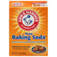 Baking Soda Arm and Hammer For Cooking, Pure - 16 Ounce