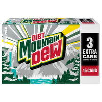 Diet Mountain Dew Soda - 15 Each