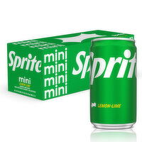 Sprite Lemon Lime Soda, 7.5 fl oz, 10 Each