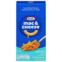 Kraft Pasta & Cheese Sauce Mix, Original Cheese Flavor, Spirals - 5.5 Ounce