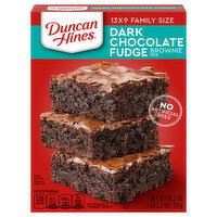 Duncan Hines Dark Chocolate Fudge Brownie Mix Family Size - 18.2 Ounce