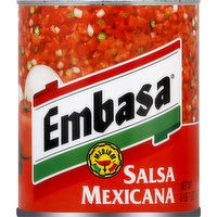 Embasa Salsa Mexicana, Medium, 103 Ounce