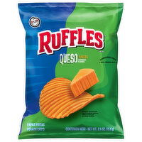 Ruffles Potato Chips, Queso Cheese Flavored - 2.5 Ounce