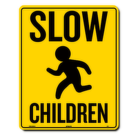 Slow/Children At Play W/Symbol 1 ct - 1 Each