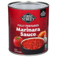 First Street Fully Prepared Marinara Sauce - 105 Ounce