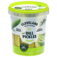 Cleveland Kitchen Classic Dill Pickles Spears - 32 Fluid ounce