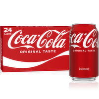 Coca-Cola Soda Soft Drink, 12 fl oz, 24 Each