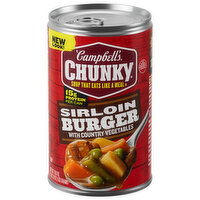 Campbell's Soup, Sirloin Burger with Country Vegetables - 18.8 Ounce