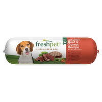 Freshpet Healthy & Natural Dog Food, Fresh Beef Roll, 1.5lb - 1.5 Pound