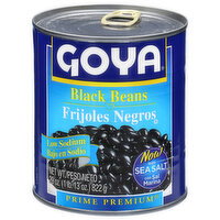 Goya Low Sodium Black Beans - 29 Ounce