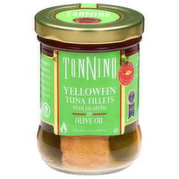 Tonnino Yellowfin Tuna Fillets with Jalapeno in Olive Oil - 6.7 Ounce
