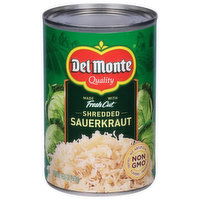 Del Monte Sauerkraut, Shredded, Fresh Cut, 14.5 Ounce