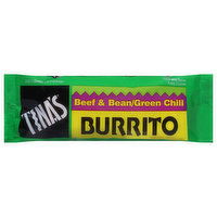 Tina's Burritos, Beef & Bean/Green Chili, 4 Ounce