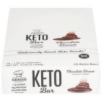 Genius Gourmet Keto Bar, Chocolate Dream - 10 Each