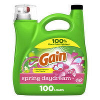 Gain Liquid Laundry Detergent, Spring Daydream Scent, 100 loads - 144 Fluid ounce