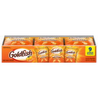 Goldfish Xtra Cheddar Baked Snack Crackers Lunch Packs - 9 Each