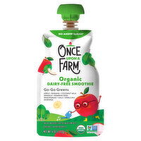 Once Upon a Farm Organic Dairy-Free Go-Go Greens Smoothie
