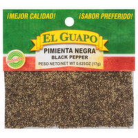 El Guapo Ground Black Pepper (Pimienta Negra Molida) - 0.62 Ounce