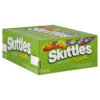 Skittles Candies, Sour, Share Size, 24 Each