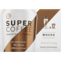 Kitu Enhanced Coffee Beverages, Mocha, Sweet & Creamy, 12 Pack - 12 Each
