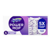Swiffer PowerMop Cleaning Pads Refill, Floor Cleaner for Mopping - 5 Each