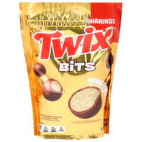 Twix Bits Crunchy Cookie Centers Caramel Flavor Chocolatey Candies Sharing Size - 8 Ounce